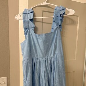 Elegant Blue Maxi Dress